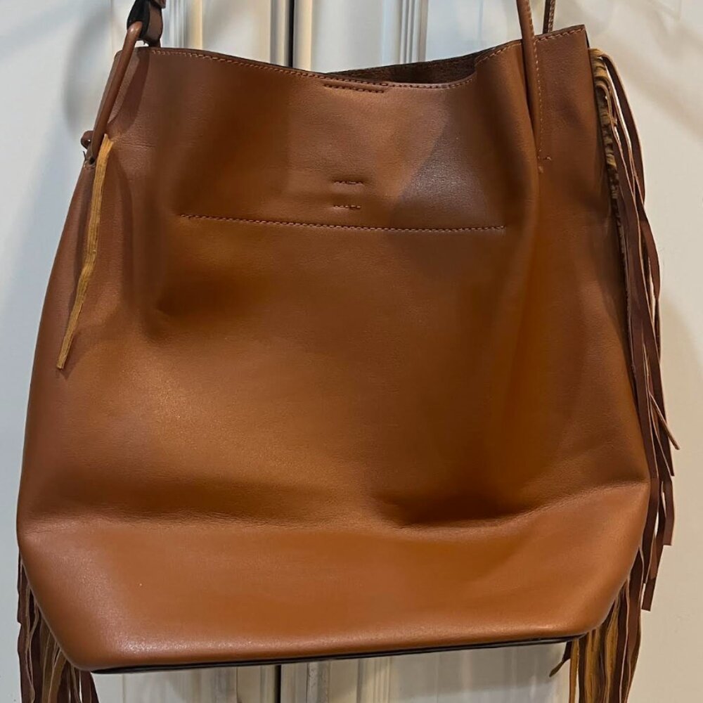 Calvin Klein Fringed Handbag